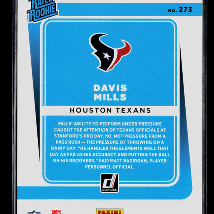 2021 Donruss Davis Mills #273