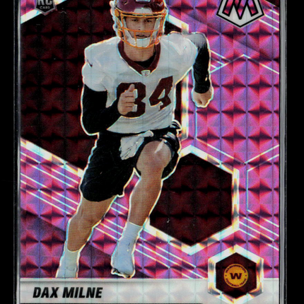 2021 Panini Mosaic Dax Milne #400 Pink RC 20/49