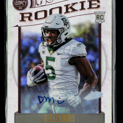 2020 Panini Legacy Football Denzel Mims #199 RC Auto
