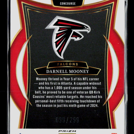 2025 Panini Select Darnell Mooney #44 Red White Blue Prizm 099/299