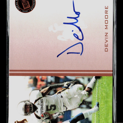 2009 Press Pass Signings Devin Moore #PPS-DM Auto