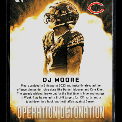 2024 Panini Illusions Operation Detonation DJ Moore #4