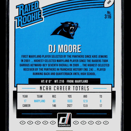 2018 Donruss DJ Moore #316