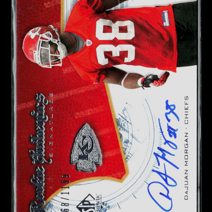 2008 Upper Deck SP Authentic DaJuan Morgan #226 Autograph 0268/1199 Auto