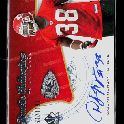 2008 SP Authentic DaJuan Morgan #226 0521/1199 Auto