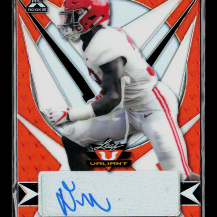 2021 Leaf Valiant Dylan Moses #BA-DM1 Orange RC Auto