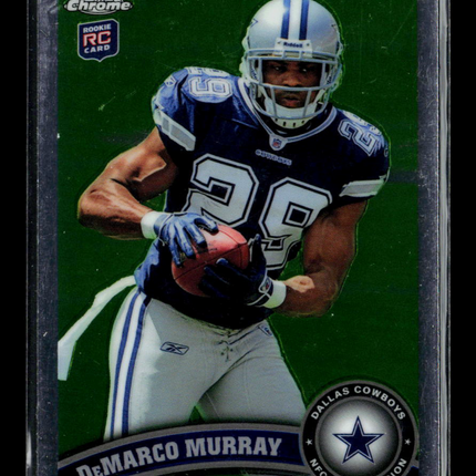 2011 Topps Chrome DeMarco Murray #173 Green Refractor RC