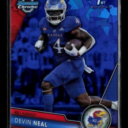 2023 Bowman Chrome University Devin Neal #58 Blue Sapphire Refractor