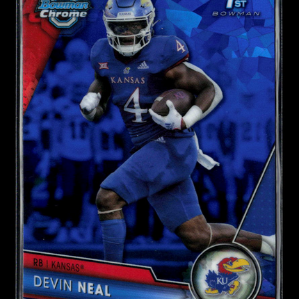 2023 Bowman Chrome University Devin Neal #58 1st Bowman Sapphire