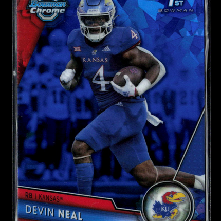 2023 Bowman Chrome University Devin Neal #58 sapphire
