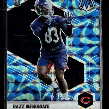 2021 Panini Mosaic Football Dazz Newsome #396 Blue Reactive RC