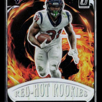 2023 Panini Donruss Optic Red-Hot Rookies Dameon Pierce #RHR-10 Holo