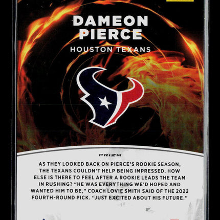 2023 Panini Donruss Optic Red-Hot Rookies Dameon Pierce #RHR-10 Holo
