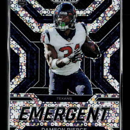 2023 Panini Prizm Emergent Dameon Pierce #E-15 Fast Break RC