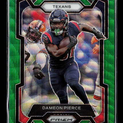 2023 Panini Prizm Dameon Pierce #116 Green Wave