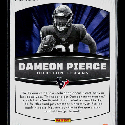 2022 Panini Illusions Dameon Pierce #OD-24 RC