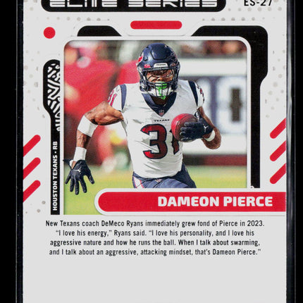 2023 Donruss Elite Series Dameon Pierce #ES-27