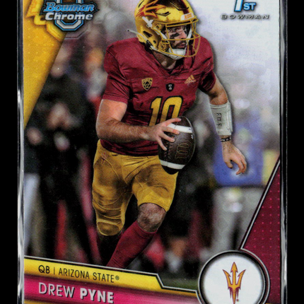 2023 Bowman Chrome University Drew Pyne #37 Refractor