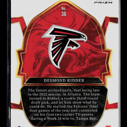 2023 Panini Select Desmond Ridder #36 RC Silver