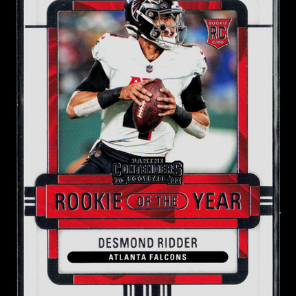 2023 Panini Contenders Desmond Ridder #ROY-DRI Rookie of the Year RC