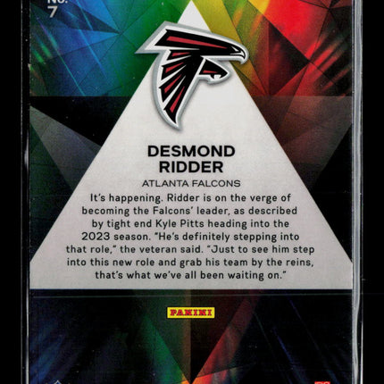 2023 Panini Prizm Prizmatic Desmond Ridder #7