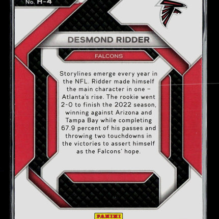 2023 Panini Prizm Emergent Desmond Ridder #H-4