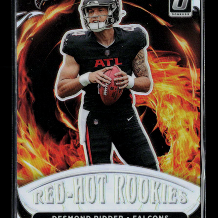 2023 Donruss Optic Red-Hot Rookies Desmond Ridder #RHR-2 Holo