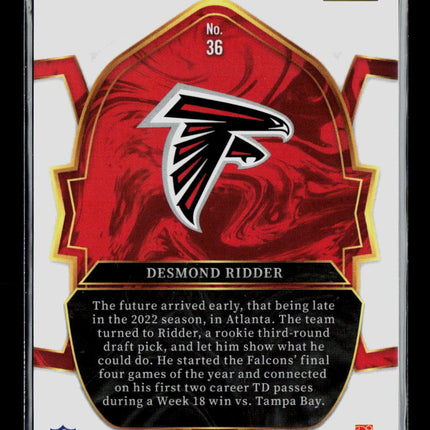 2023 Panini Select Football Desmond Ridder #36 RC