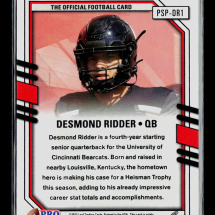2022 Pro Set Desmond Ridder #PSP-DR1