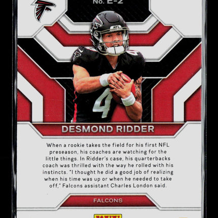 2023 Panini Prizm Emergent Desmond Ridder #E-2 RC