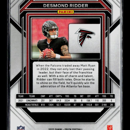 2023 Panini Prizm Desmond Ridder #302 RC