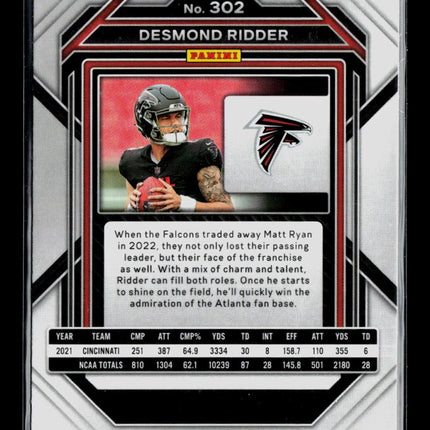 2023 Panini Prizm Desmond Ridder #302 RC