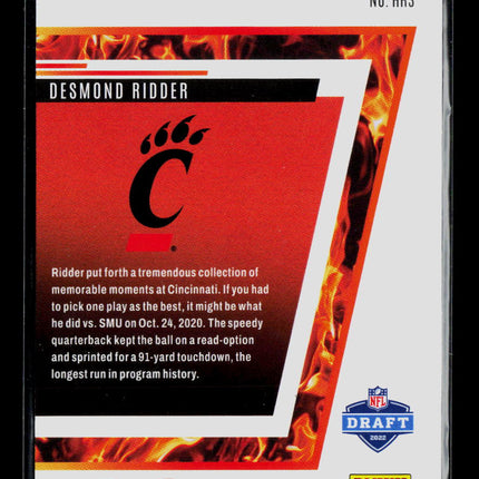 2022 Score Hot Rookies Desmond Ridder #HR3 RC