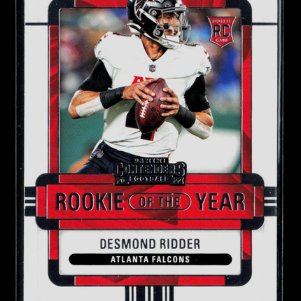 2023 Panini Contenders Football Desmond Ridder #ROY-DRI RC