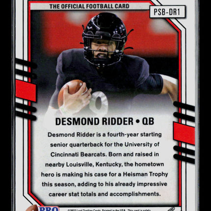 2022 Leaf Pro Set Desmond Ridder #PSB-DR1 Purple Prism RC