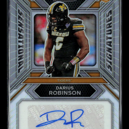 2024 Panini Prizm Draft Picks Sensational Darius Robinson #SS-DRN RC Auto
