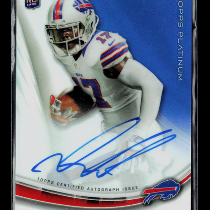 2013 Topps Platinum Football Da'Rick Rogers #A-DRO RC Auto
