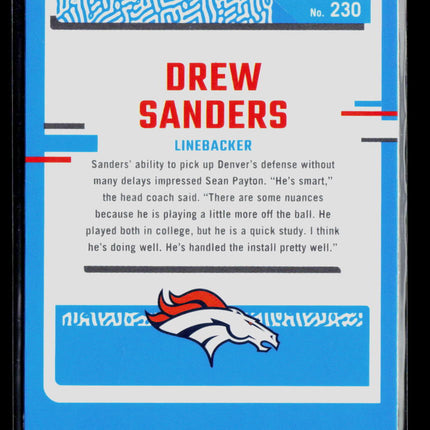 2023 Panini Donruss Optic Drew Sanders #230