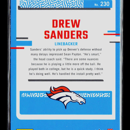2023 Panini Donruss Optic Drew Sanders #230