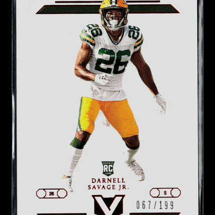 2020 Panini Chronicles Vertex Football Darnell Savage Jr. #V-15 067/199