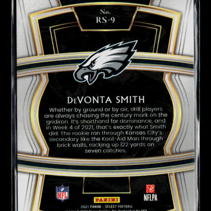 2022 Panini Select DeVonta Smith #RS-9 RC