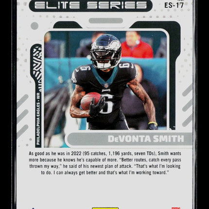 2023 Panini Donruss Football Elite Series DeVonta Smith #ES-17