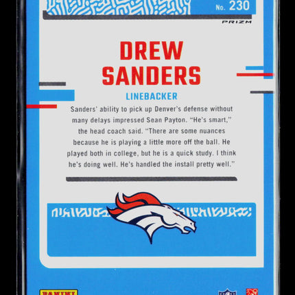 2023 Donruss Optic Drew Sanders #230 Holo