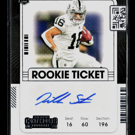 2021 Panini Contenders Football Dillon Stoner #292 RC Auto
