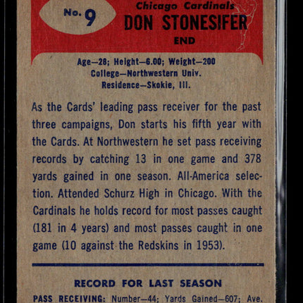 1955 Bowman Don Stonesifer #9