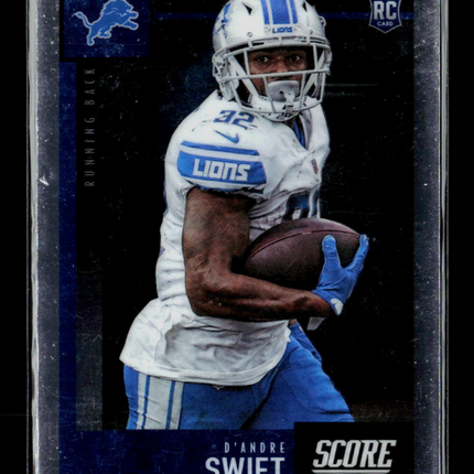 2021 Panini Chronicles Score Football D'Andre Swift #448 RC