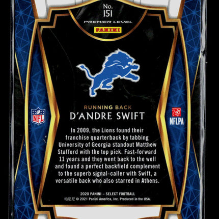 2021 Panini Select D'Andre Swift #151 RC