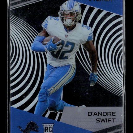 2021 Panini Chronicles Clear Vision Football D'Andre Swift #CV-9 RC