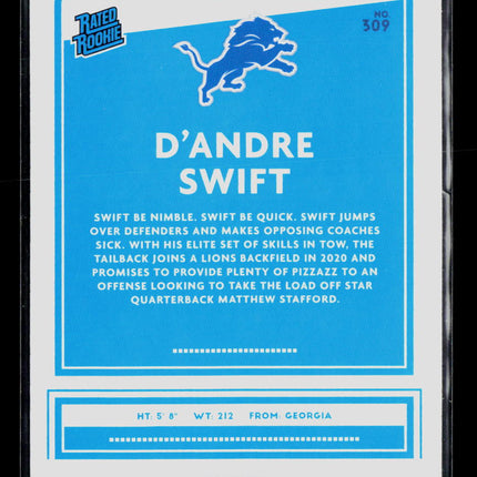 2020 Donruss D'Andre Swift #309