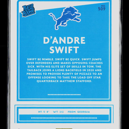 2020 Panini Donruss D'Andre Swift #309